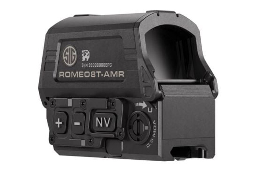 SIG SAUER Romeo8T AMR Red Dot Sight 1x40mm QBCD 2.0 .5 MOA ADJ M1913 Black